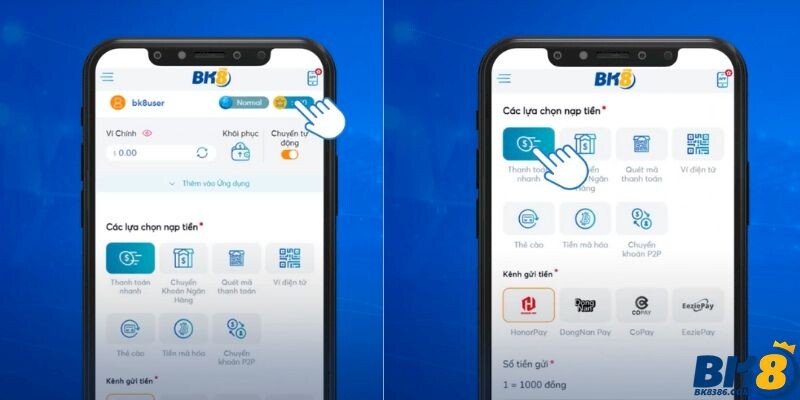 Người chơi nên nắm rõ những quy định khi nạp tiền tại nhà cái BK8